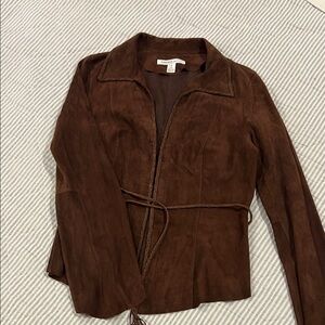 Women's Brown Suede Jacket